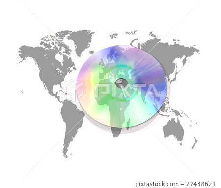 CD上的世界地圖 27438621