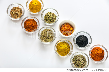 Different kinds of spices and herbs 27439822