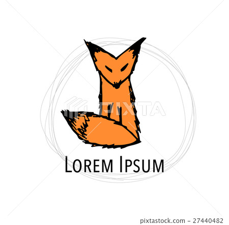 Cute fox, sketch for your design 27440482