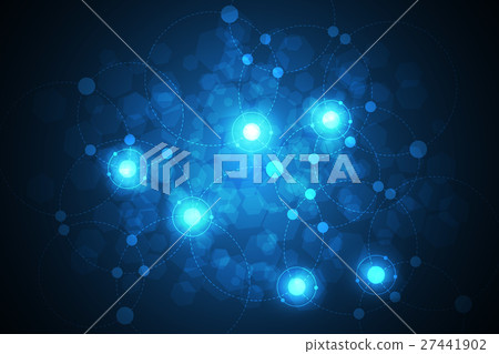 Vector abstract background technology concept. 27441902