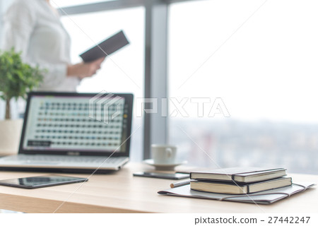 Office. Comfortable work table, workplace with Office. Comfortable work table, workplace with 27442247