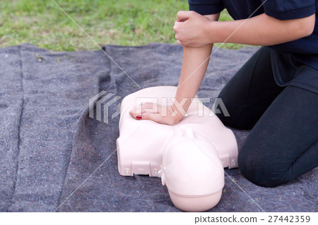First aid training. Cardiopulmonary resuscitation First aid training. Cardiopulmonary resuscitation 27442359