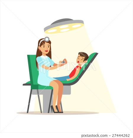Kid On Medical Check-Up With Female Pediatrician 27444262