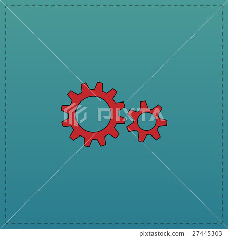 Cog wheel computer symbol-插圖素材 [27445303] - PIXTA圖庫