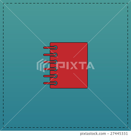 notepad computer symbol - Stock Illustration [27445331] - PIXTA