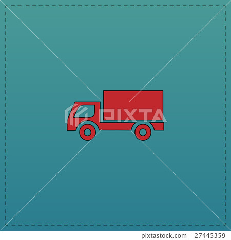 Cargo truck computer symbol 27445359