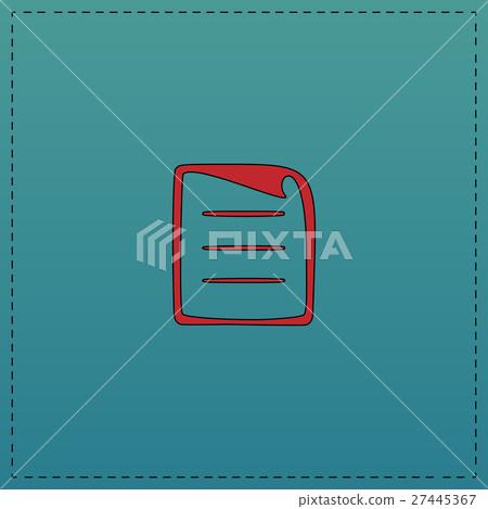 paper document computer symbol paper document computer symbol 27445367