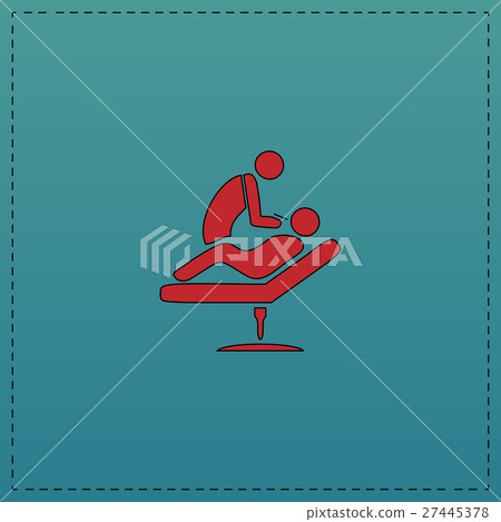 Dental clinic computer symbol Dental clinic computer symbol 27445378