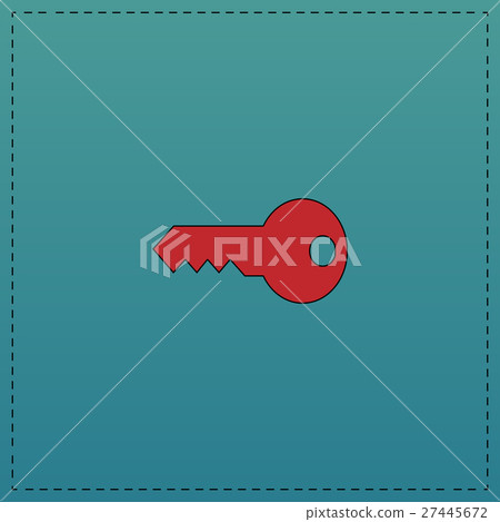 Key computer symbol 27445672