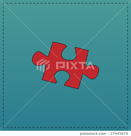 Puzzle computer symbol Puzzle computer symbol 27445678