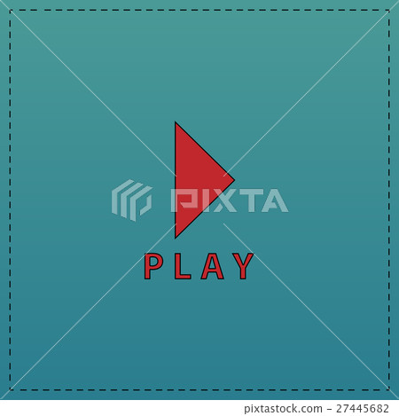 Play button computer symbol 27445682