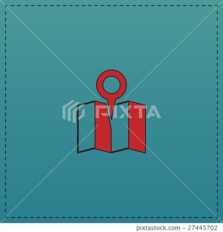 Location computer symbol - Stock Illustration [27445702] - PIXTA