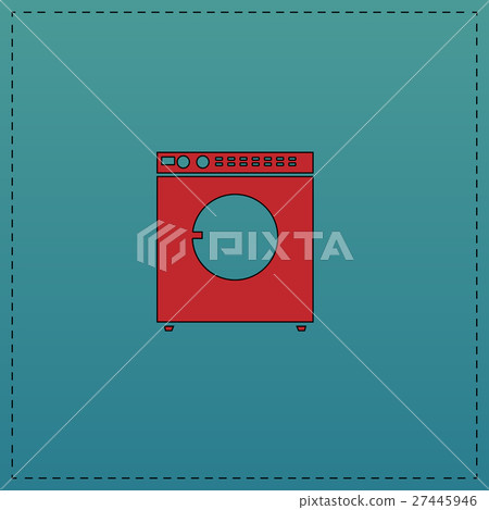 Wash computer symbol Wash computer symbol 27445946