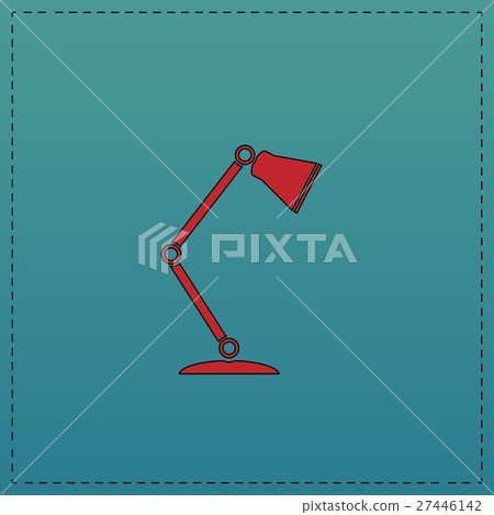 Table lamp computer symbol 27446142