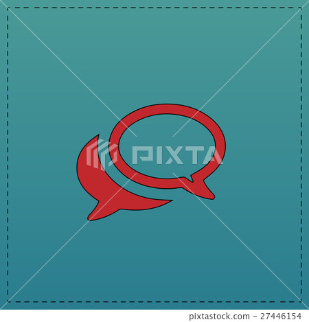 Chat computer symbol Chat computer symbol 27446154