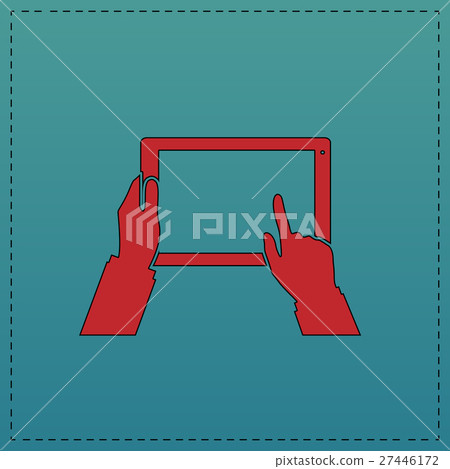 Use Tablet computer symbol 27446172