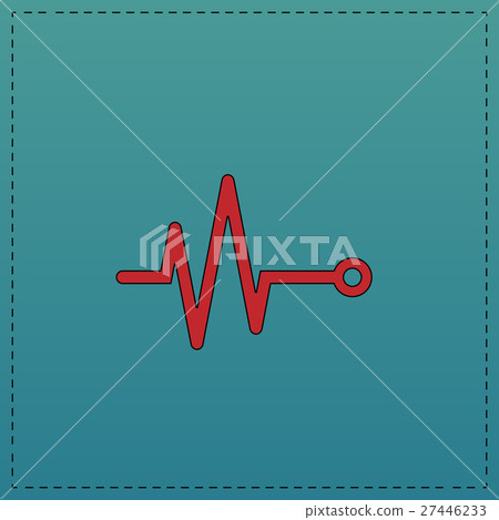 Pulse computer symbol 27446233