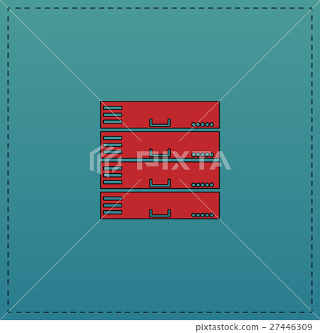 Server computer symbol 27446309