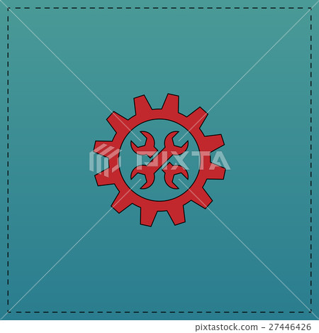 Service computer symbol-插圖素材 [27446426] - PIXTA圖庫