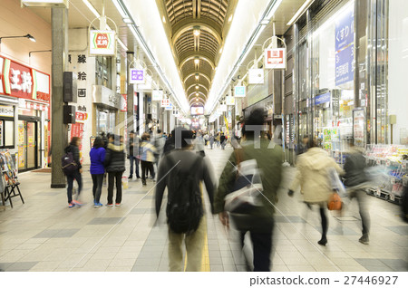 Raccoon Road Shopping District at night Raccoon Road Shopping District at night 27446927