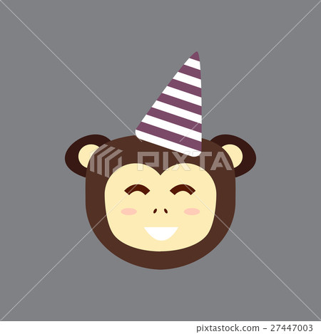 Monkey head vector illustration. Monkey head vector illustration. 27447003
