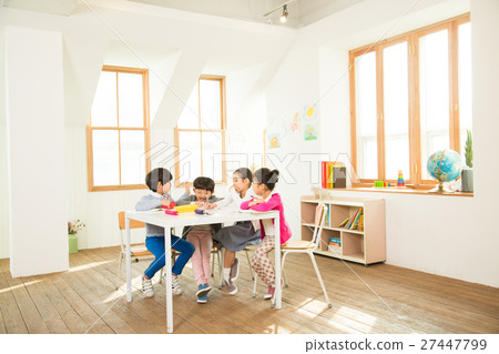 Young Students Studying Together 27447799