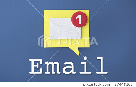 Message Notification Inbox Envelope Concept 27448163