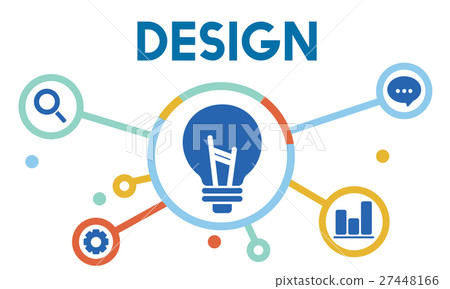 Ideas Development Icons Word Concept 27448166