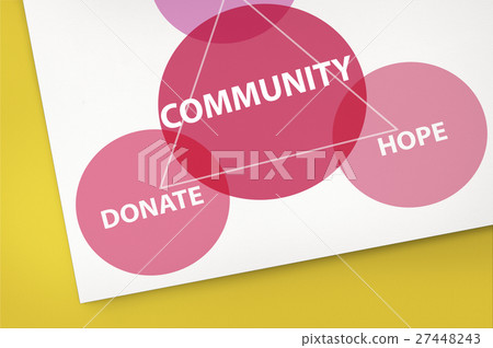 Charity Donations Support Volunteer Welfare... - Stock Illustration ...