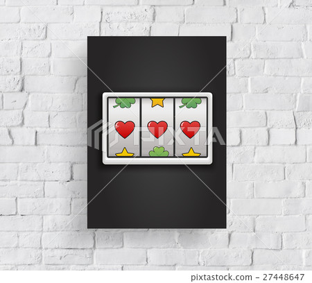 Lotto Slot Machine Jackpot Win Concept Lotto Slot Machine Jackpot Win Concept 27448647