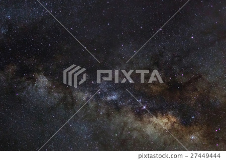 Close-up of Milky way galaxy with stars and space Close-up of Milky way galaxy with stars and space 27449444