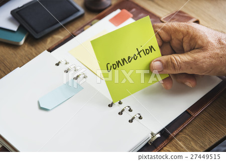 Connection Corporate Teamwork Collaboration Concept Connection Corporate Teamwork Collaboration Concept 27449515