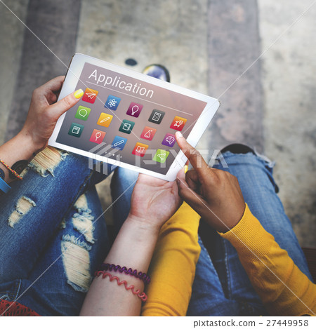 E-learning Online Education Application Concept 27449958