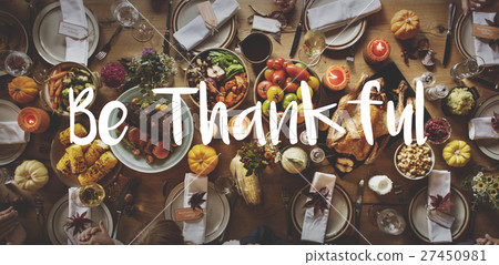 Blessed Meal Tahnkful Greatful Porridge Religion Concept 27450981