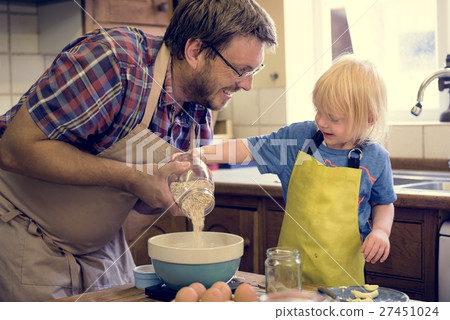 Homemade Baking Holiday Kid Son Concept 27451024