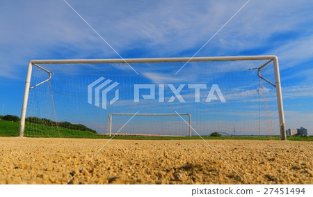 Arakawa Riverbed soccer goal 27451494