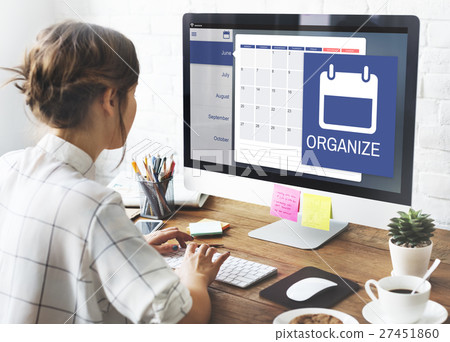 Appointment Agenda Reminder Personal Organizer Calendar Concept 27451860