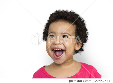 Cheerful Kid Have Fun Smiling Concept 27452544