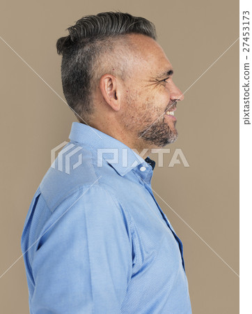 Man Cheerful Smiling Portrait Concept 27453173