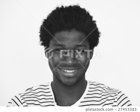 African Man Smiling Happiness Portrait Concept 27453383