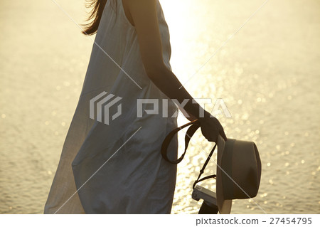 A woman sightseeing in Taiwan Takami wetland 27454795
