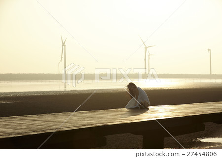 在台灣高見濕地觀光的女人 27454806