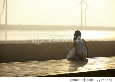 在台灣高見濕地觀光的女人 27454834