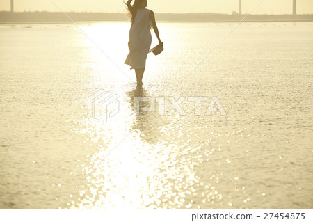 在台灣高見濕地觀光的女人 27454875