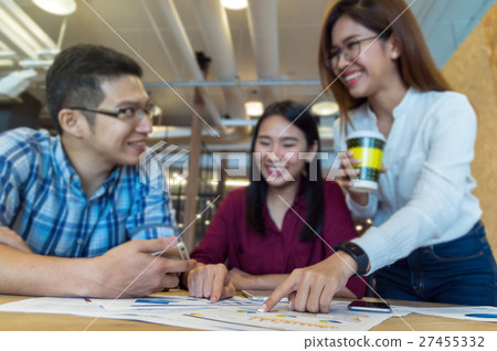 Group Of Business people with casual suit Meeting In the modern coffee shop, closeup at finger, business group concept Group Of Business people with casual suit Meeting In the modern coffee shop, closeup at finger, business group concept 27455332