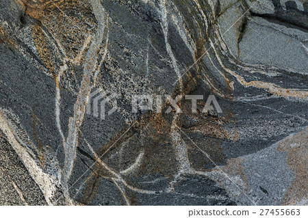 Texture of the stone cliffs. Beautiful winter 27455663