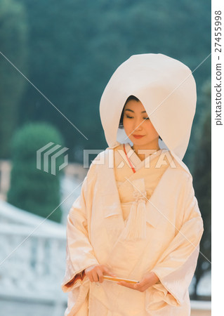 nuptials, weddings, white kimono 27455998