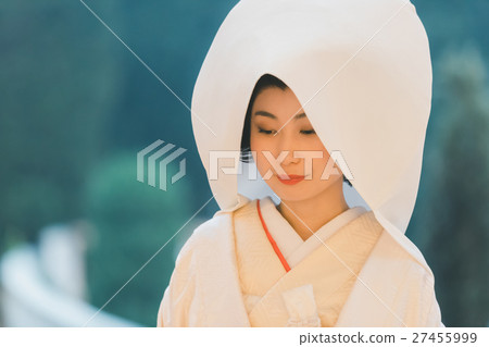 nuptials, weddings, white kimono 27455999