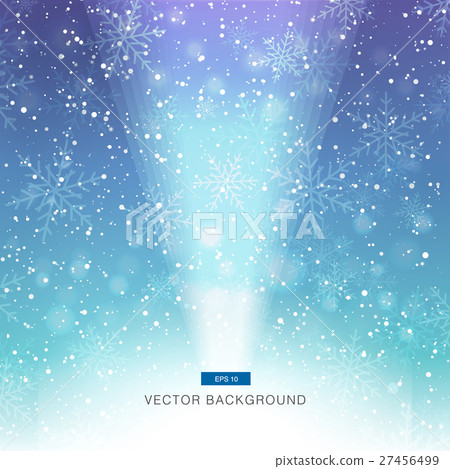 falling snow on the blue and purple background falling snow on the blue and purple background 27456499