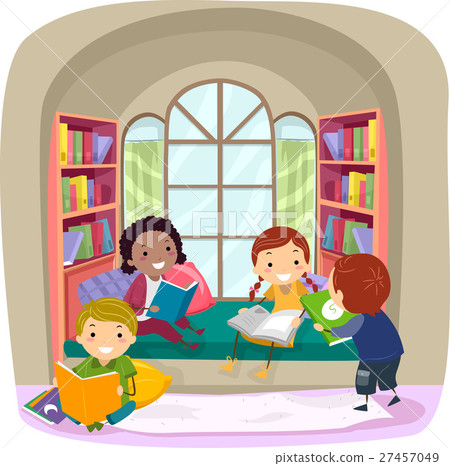 Stickman Kids Book Nook 27457049